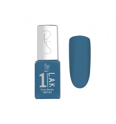 1-LAK UN SOLO PASO GEL POLISH BLUE DENIM 5ML